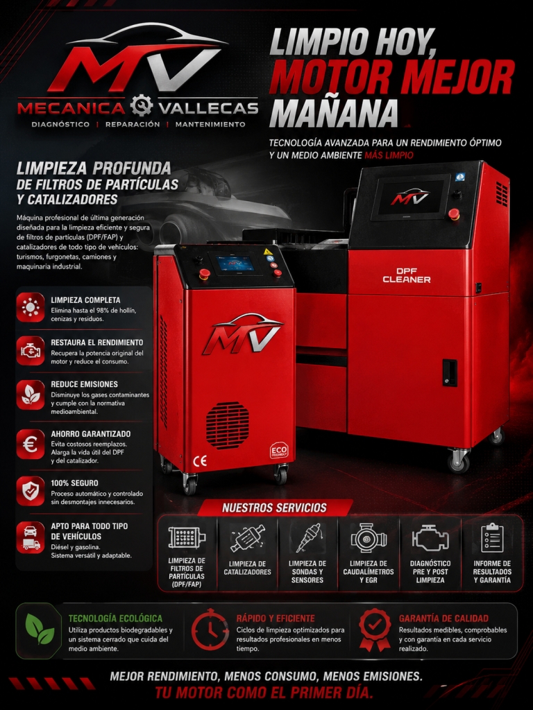 Maquinaria diagnóstico avanzado taller mecánico Vallecas